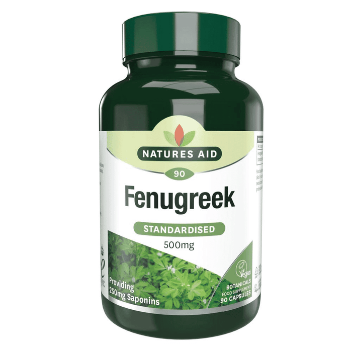 Natures Aid Fenugreek (Standardised) 500mg 90s