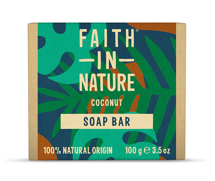 Faith In Nature Coconut Soap Bar 100g - Dennis the Chemist