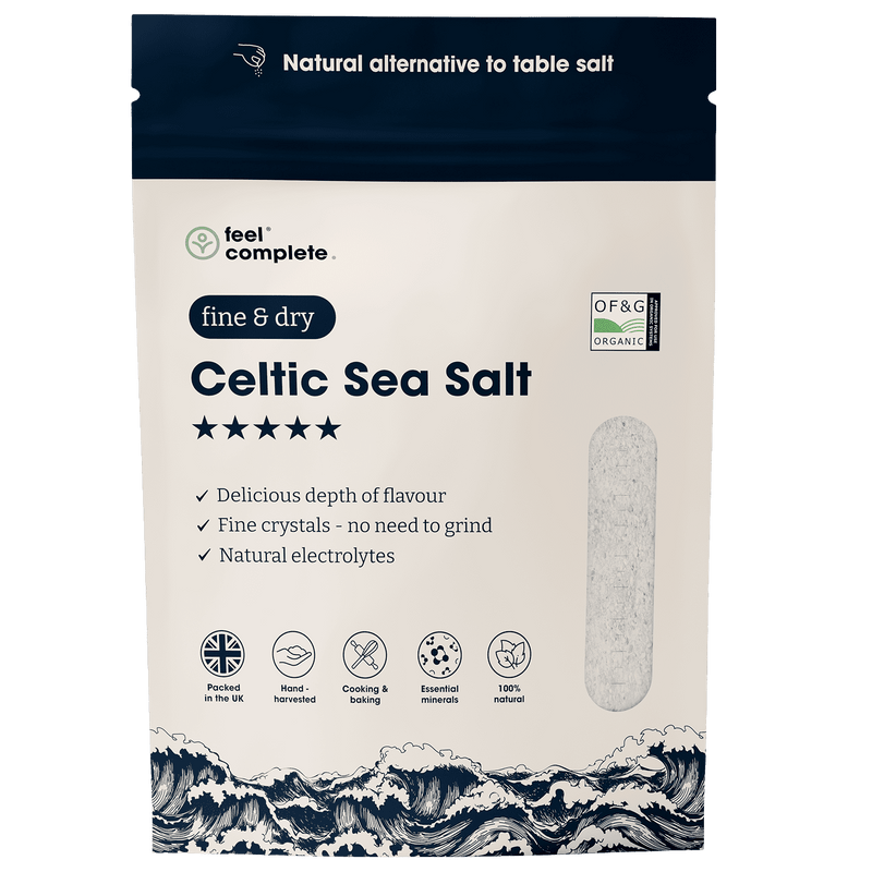 Feel Complete Fine & Dry Celtic Sea Salt 500g