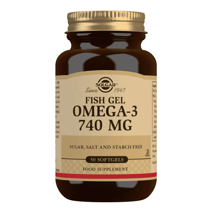 Solgar Fish Gel Omega-3 740mg 50s