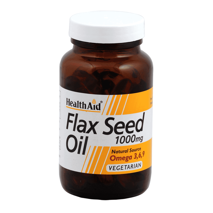 Health Aid Flax Seed Oil 1000mg  60s