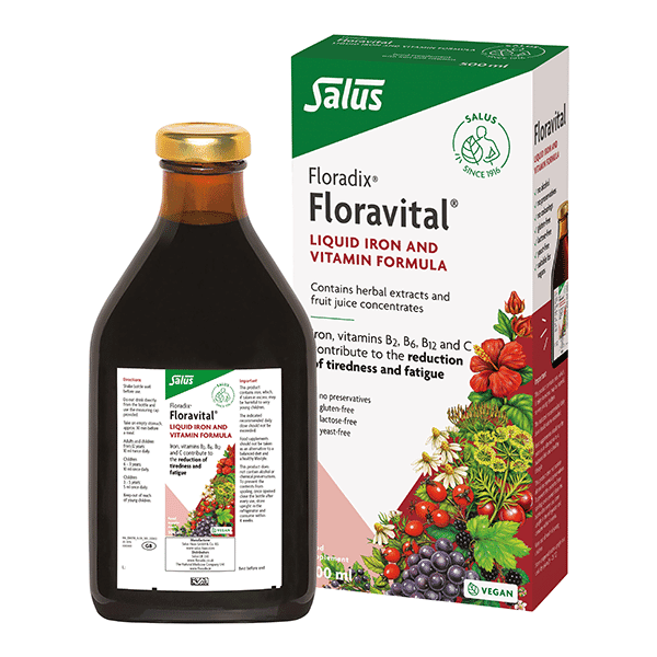 Salus Floradix Floravital Liquid Iron and Vitamin Formula 500ml