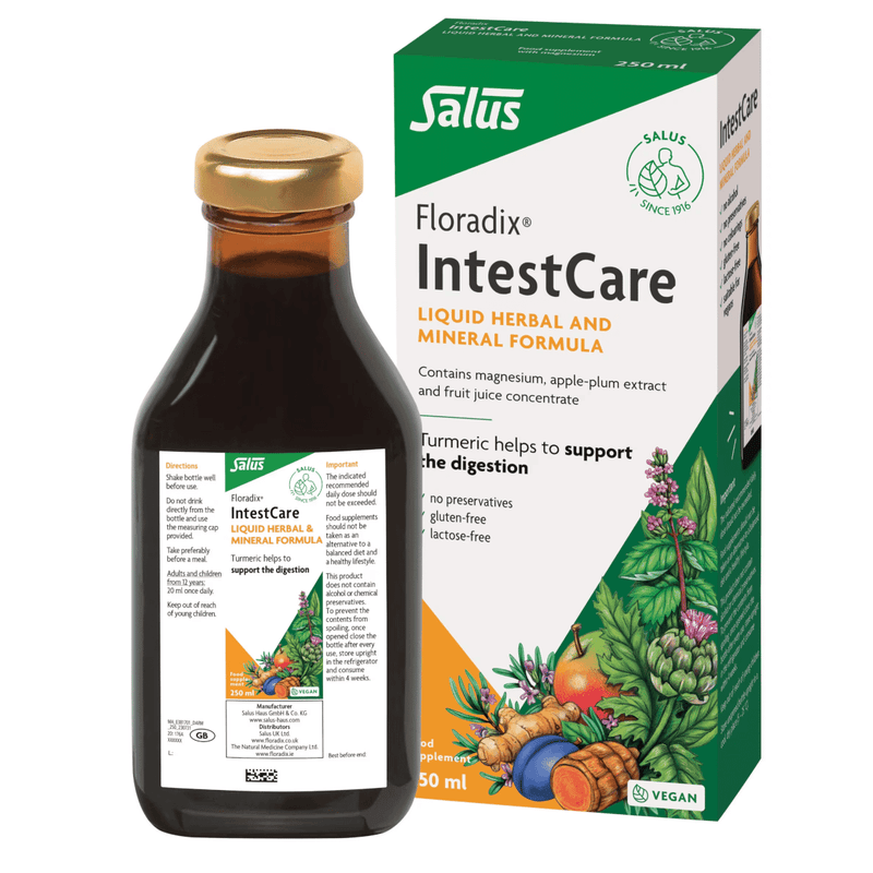Salus Floradix IntestCare Liquid Herbal and Mineral Formula 250ml