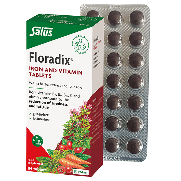 Salus Floradix Iron and Vitamin Tablets 84s