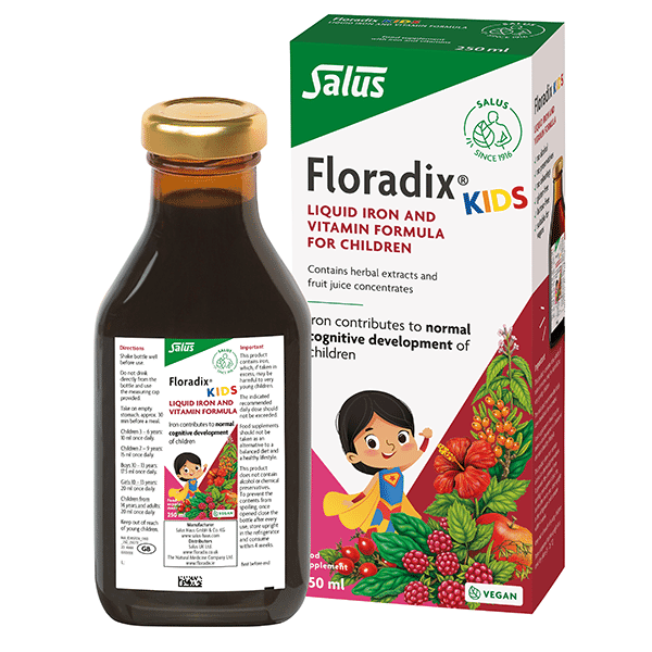 Salus Floradix KIDS Iron and Vitamin Formula for Children 250ml