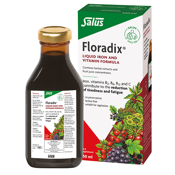 Salus Floradix Liquid Iron & Vitamin Formula 250ml