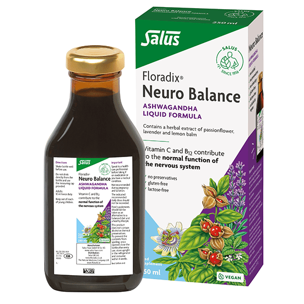 Salus Floradix Neuro Balance Ashwagandha Liquid Formula 250ml