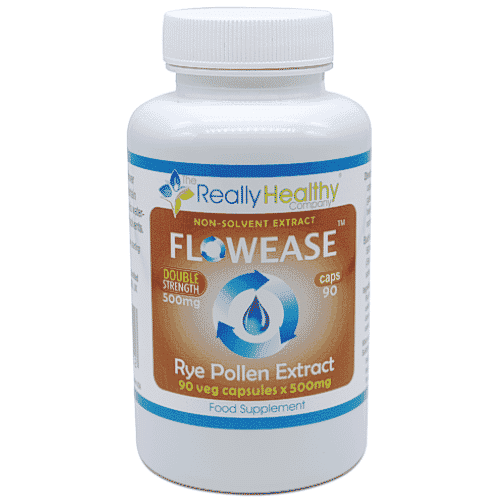The Really Healthy Company Flowease Rye Pollen Extract 500mg 90s