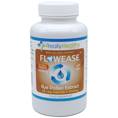The Really Healthy Company Flowease Rye Pollen Extract 500mg 90s