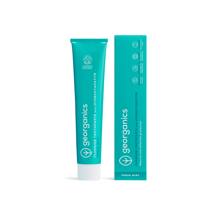 Fluoride toothpaste with Hydroxyapatite - Fresh Mint 75ml