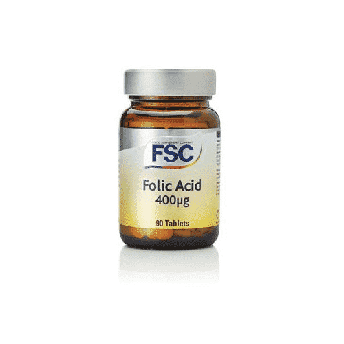 FSC (The Food Supplement Company) Folic Acid 400ug 90s