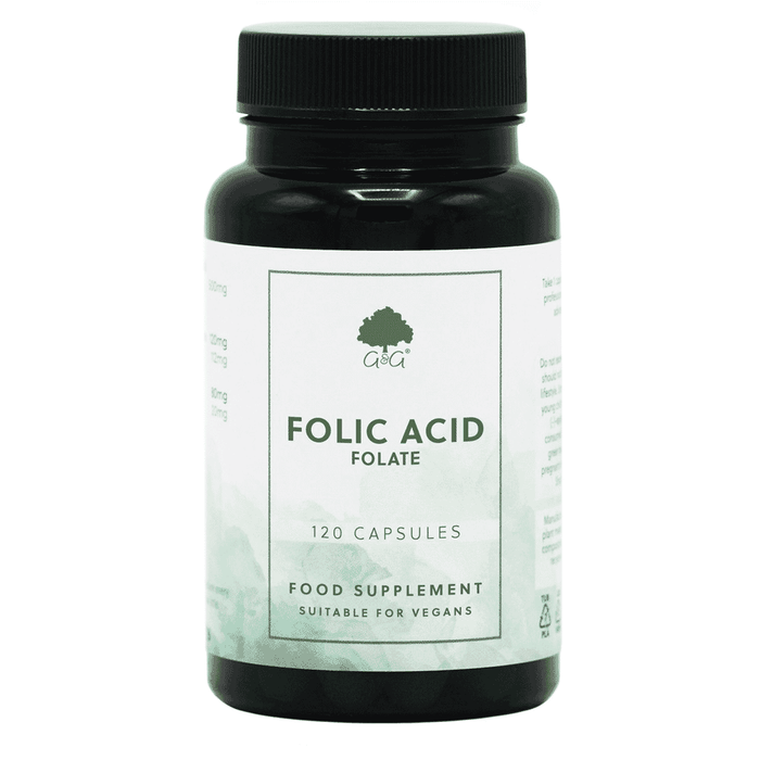 G&G Vitamins Folic Acid Folate 120s