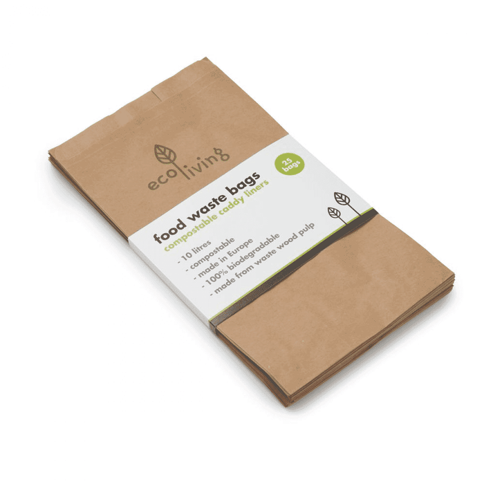 ecoLiving Food Waste Bags Compostable  25s