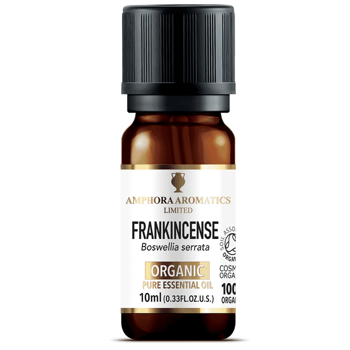 Amphora Aromatics Frankincense Organic Pure Essential Oil 10ml