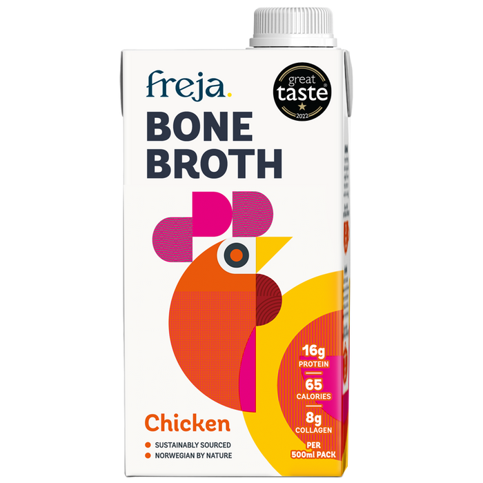 Freja Bone Broth Chicken 500ml - Dennis the Chemist