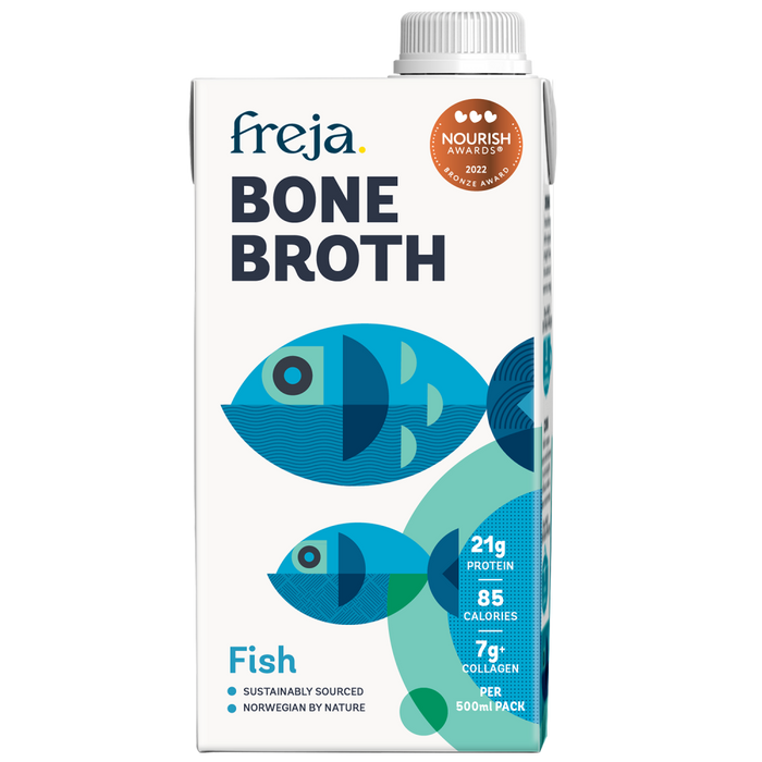 Freja Bone Broth Fish 500ml - Dennis the Chemist