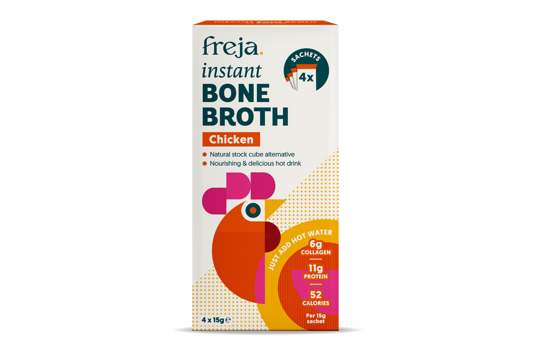 Freja Instant Bone Broth Chicken 4x15g