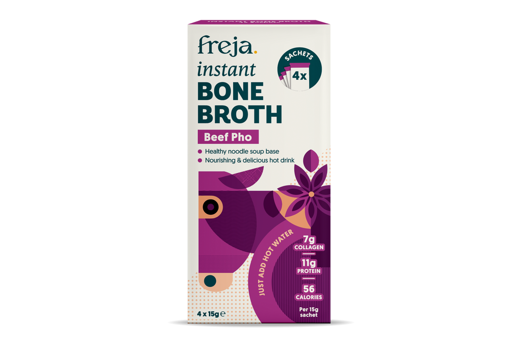 Freja Instant Bone Broth Beef Pho 4x15g