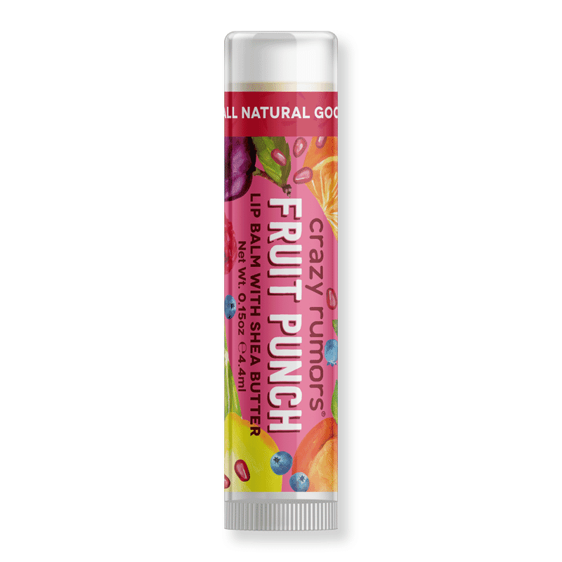 Crazy Rumors Fruit Punch Lip Balm with Shea Butter