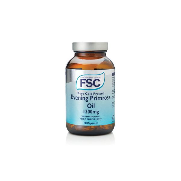 FSC Pure Cold Pressed Evening Primrose Oil 1300mg 60's - Dennis the Chemist