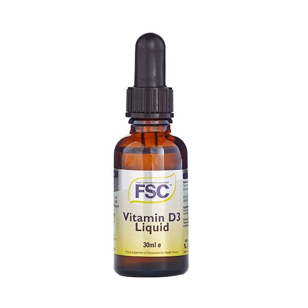 FSC Vitamin D3 Liquid 30ml - Dennis the Chemist