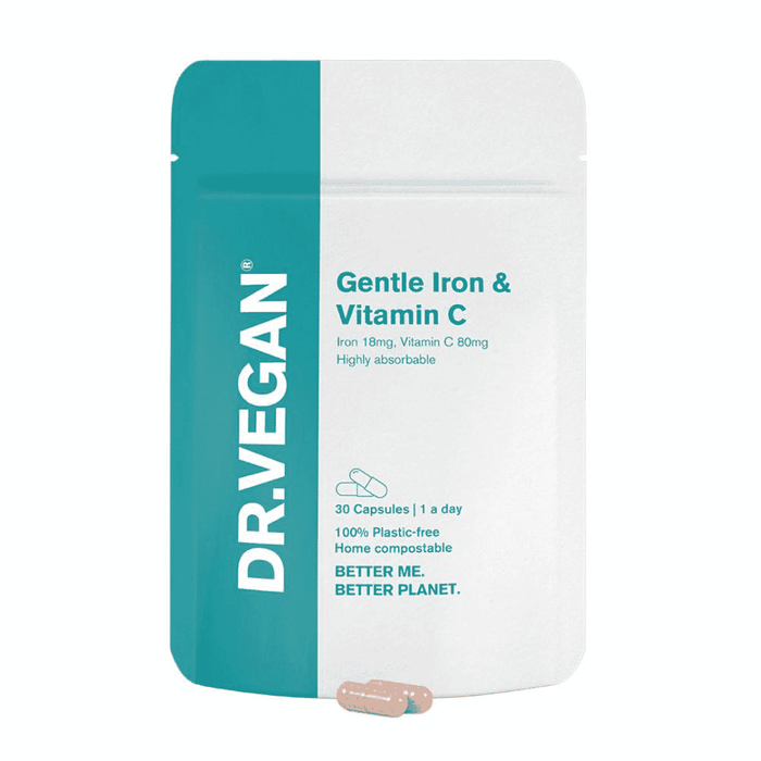DR VEGAN Gentle Iron + Vitamin C 30s