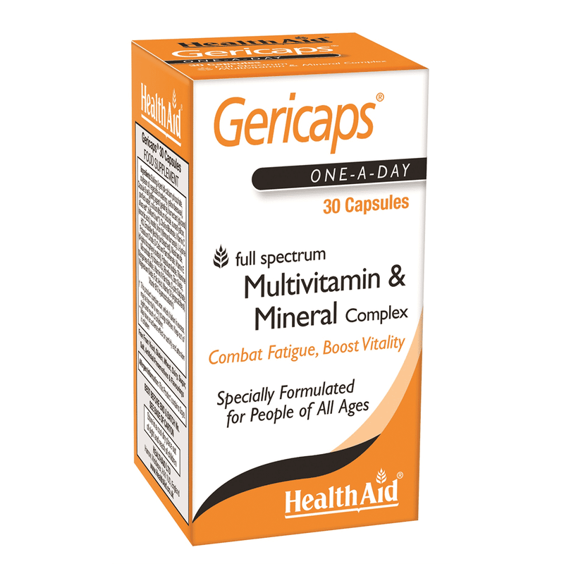 Health Aid Gericaps Multivitamin & Mineral Complex  30s