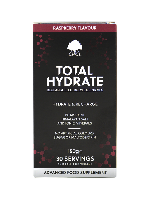 G&G Vitamins Total Hydrate Electrolyte Drink Mix Raspberry Flavour 150g - Dennis the Chemist