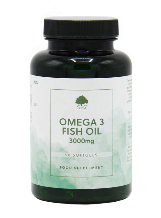 G&G Vitamins Omega 3 Fish Oil 3000mg 90s - Dennis the Chemist