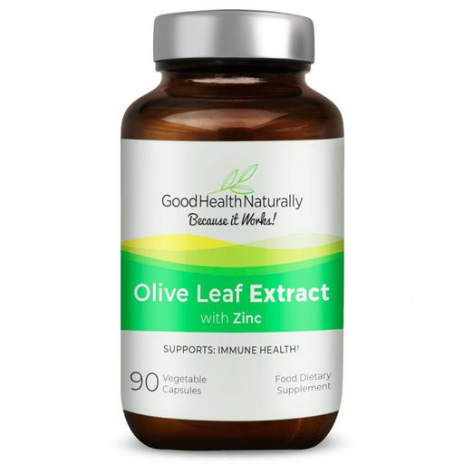 Good Health Naturally Olive Leaf Extract with Zinc 90's - Dennis the Chemist