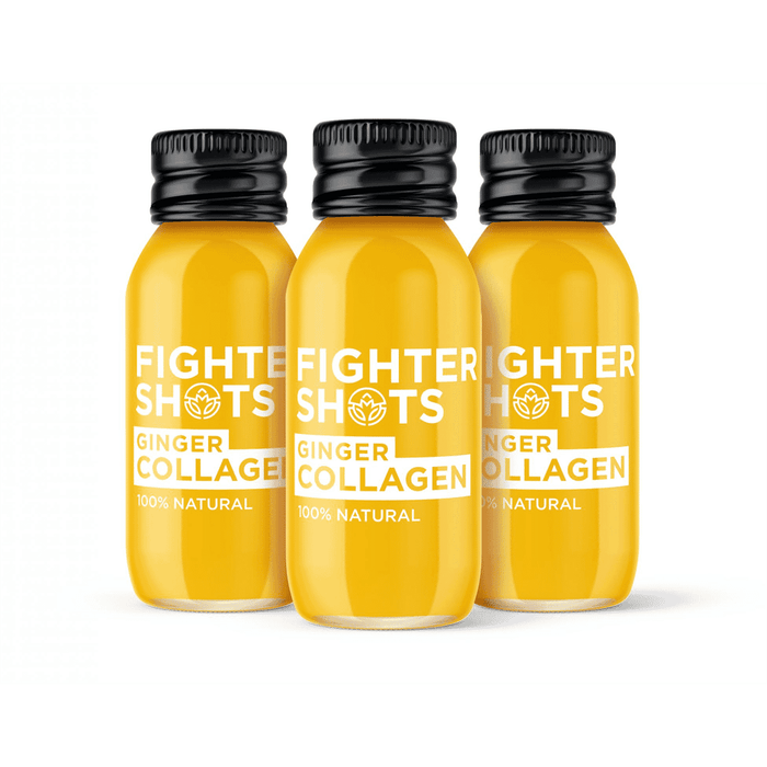 Fighter Shots Ginger Collagen 12x60ml CASE