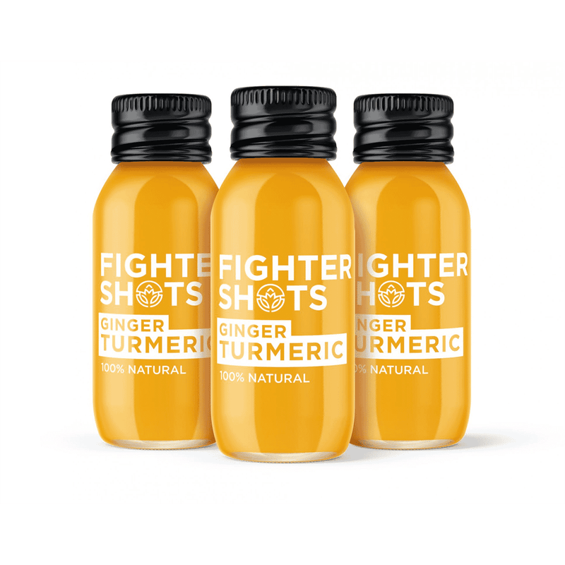 Fighter Shots Ginger Turmeric 12x60ml CASE