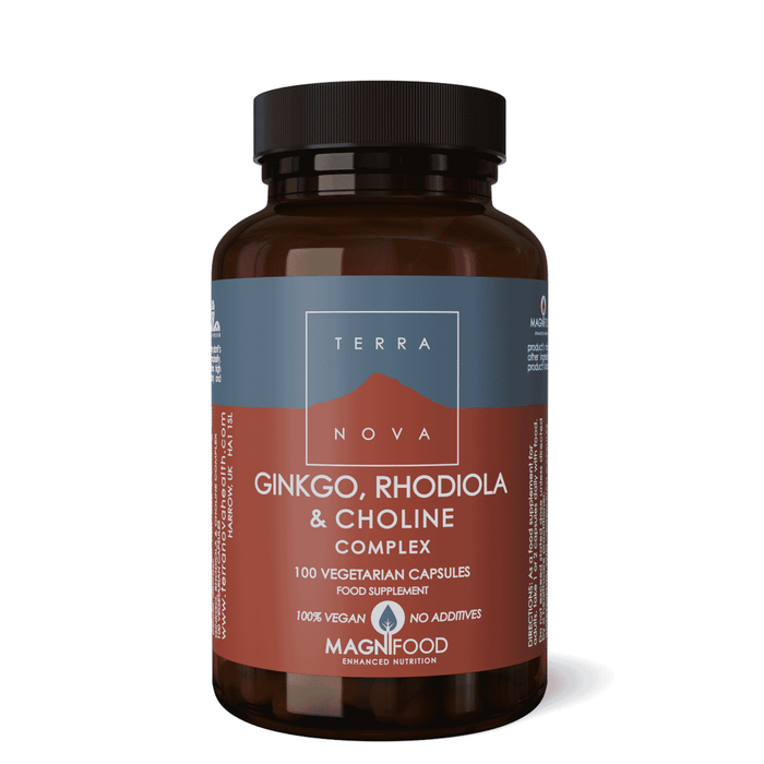 Terranova Ginkgo, Rhodiola & Choline Complex 100s
