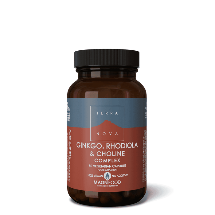 Terranova Ginkgo, Rhodiola & Choline Complex 50s