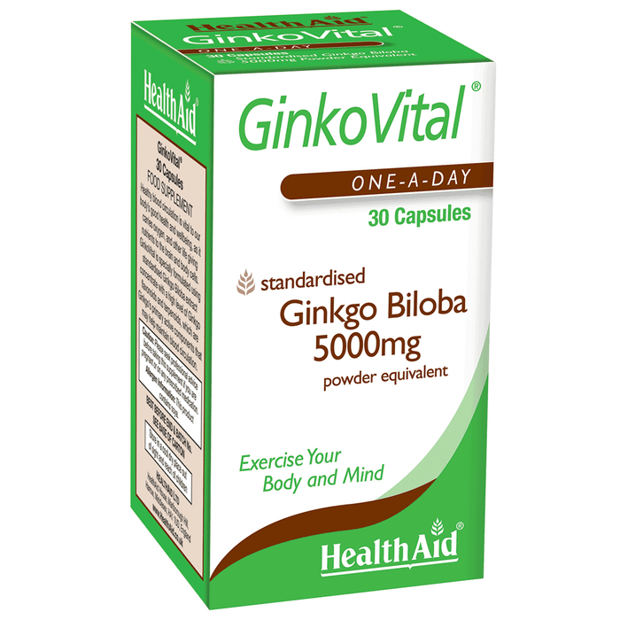 Health Aid Ginkgo Vital 5000mg 30s