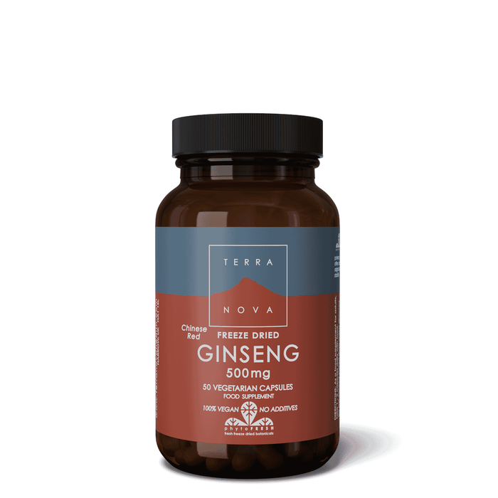 Terranova Ginseng Chinese Red 500mg 50s - Dennis the Chemist