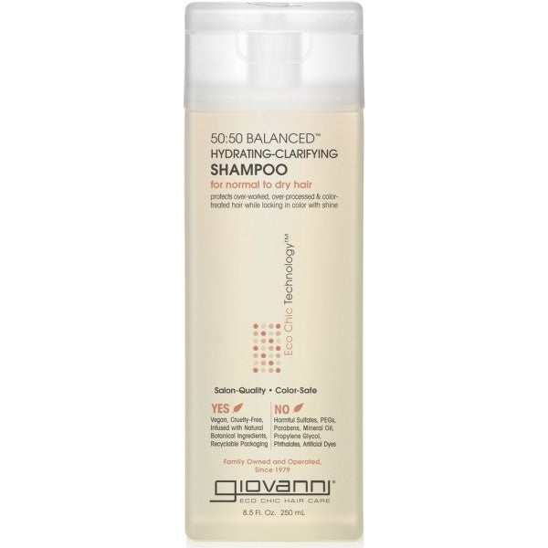 Giovanni 50:50 Balanced Hydrating-Clarifying Shampoo 250ml - Dennis the Chemist