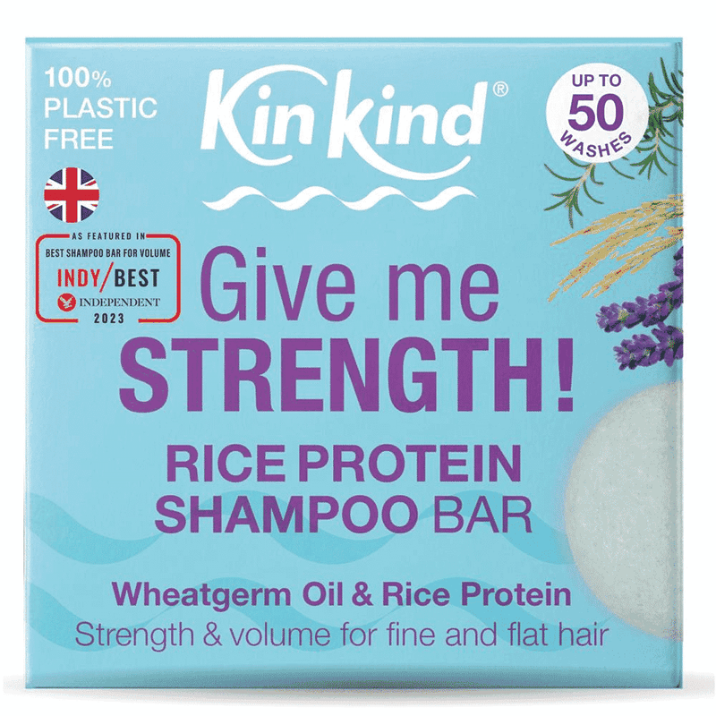 KinKind Give me Strength! Rice Protein Shampoo Bar 50g