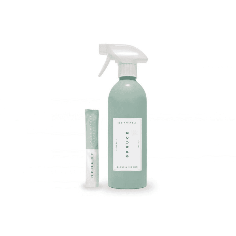 Spruce Glass & Mirror Cleaner Starter Kit 1 Reusable Bottle + 4g Refill (500ml)