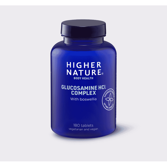 Higher Nature Glucosamine HCL Complex with Boswellia 180s