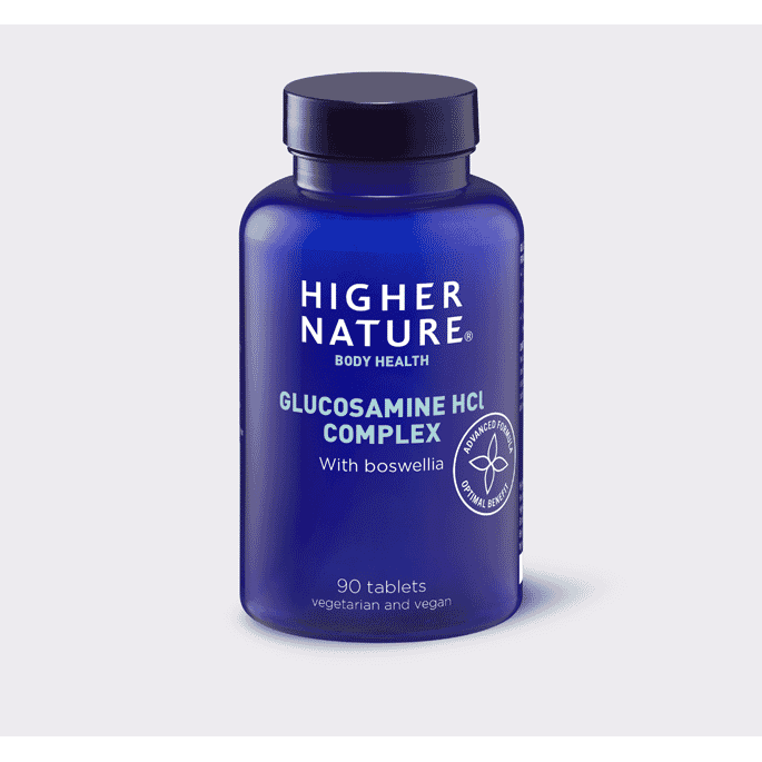 Higher Nature Glucosamine HCL Complex with Boswellia 90s