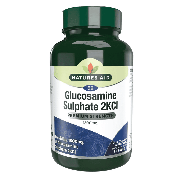 Natures Aid Glucosamine Sulphate 2KCI (Premium Strength) 1500mg 90s - Dennis the Chemist