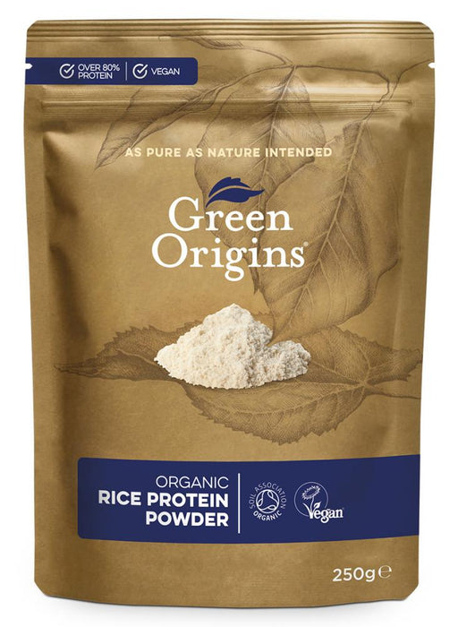 Green Origins Organic Rice Protein Powder 250g - Dennis the Chemist