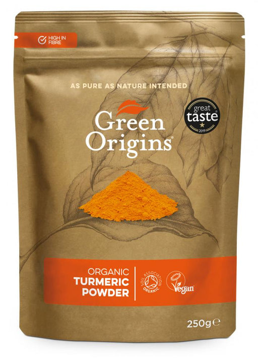 Green Origins Organic Turmeric Powder 250g - Dennis the Chemist