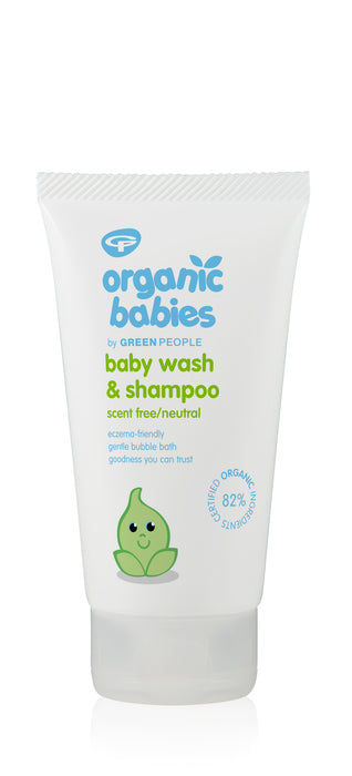 Green People Organic Babies Baby Wash & Shampoo Scent-Free/Neutral 150ml