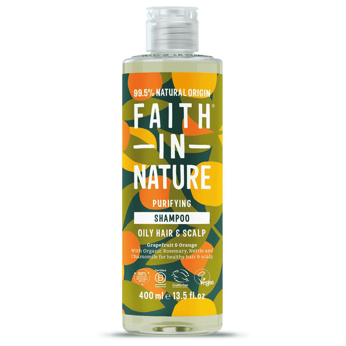 Faith In Nature Grapefruit & Orange Shampoo Oily Hair & Scalp (Purifying) 400ml