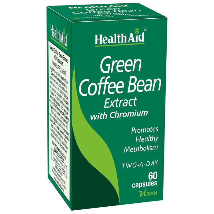 Health Aid Green Coffee Bean Extract with Chromium 60s