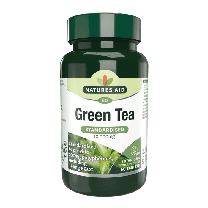 Natures Aid Green Tea (Standardised) 10,000mg 60s