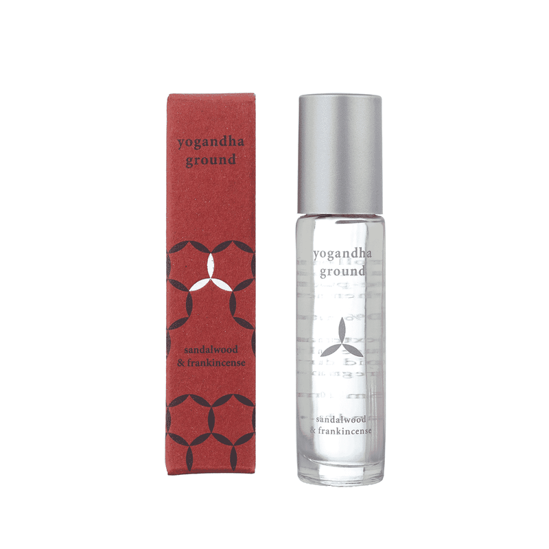 Yogandha Ground Sandalwood & Frankincense Rollerball Oil 10ml