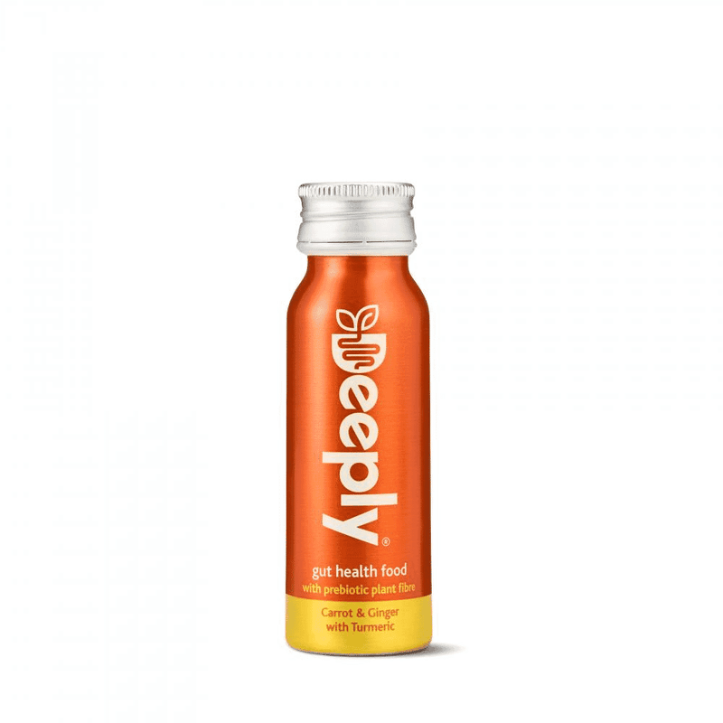 Deeply Gut Health Food Carrot & Ginger with Turmeric 65ml SMALL SINGLE